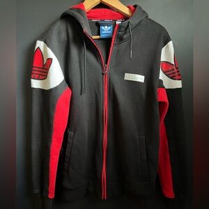 Like New - Adidas hooded zip sweatshirt Men’s Small